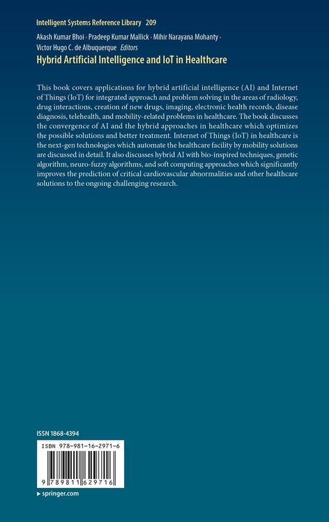 Produktbild: Hybrid Artificial Intelligence and IoT in Healthcare