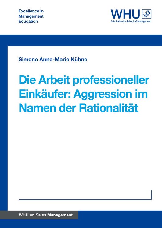 Produktbild: Die Arbeit professioneller Eink&auml;ufer: Aggression im Namen der Rationalit&auml;t