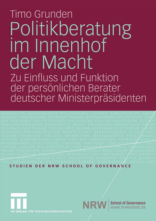 Produktbild: Politikberatung im Innenhof der Macht