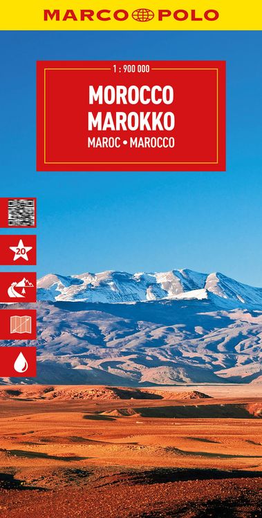 Produktbild: MARCO POLO Reisekarte Marokko 1:900.000
