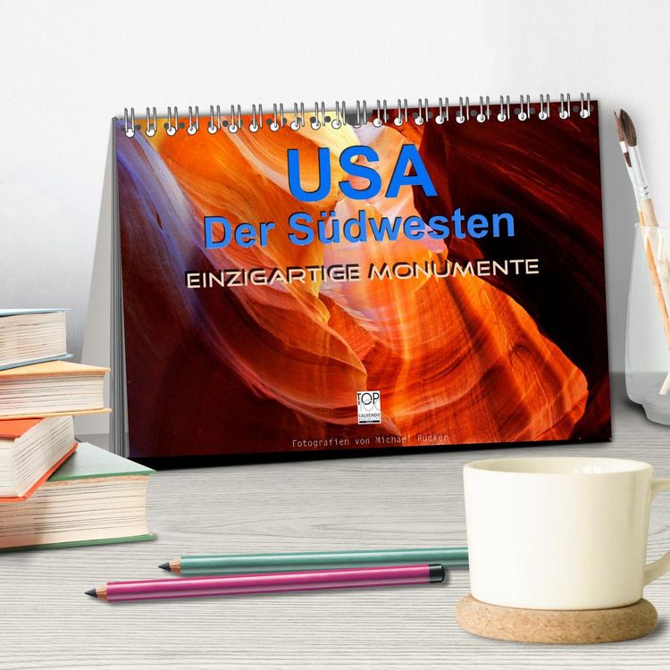 Produktbild: USA Der S&uuml;dwesten - Einzigartige Monumente (Tischkalender 2026 DIN A5 quer), CALVENDO Monatskalender
