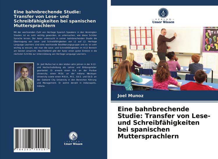 Produktbild: Eine bahnbrechende Studie: Transfer von Lese- und Schreibf&auml;higkeiten bei spanischen Muttersprachlern