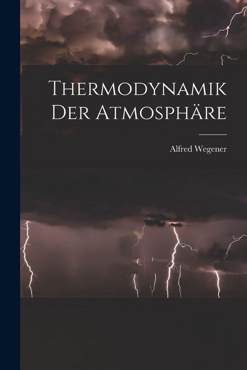 Produktbild: Thermodynamik Der Atmosph&auml;re