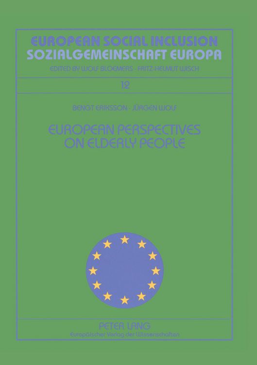 Produktbild: European Perspectives on Elderly People- &Auml;ltere Menschen aus europ&auml;ischen Blickwinkeln