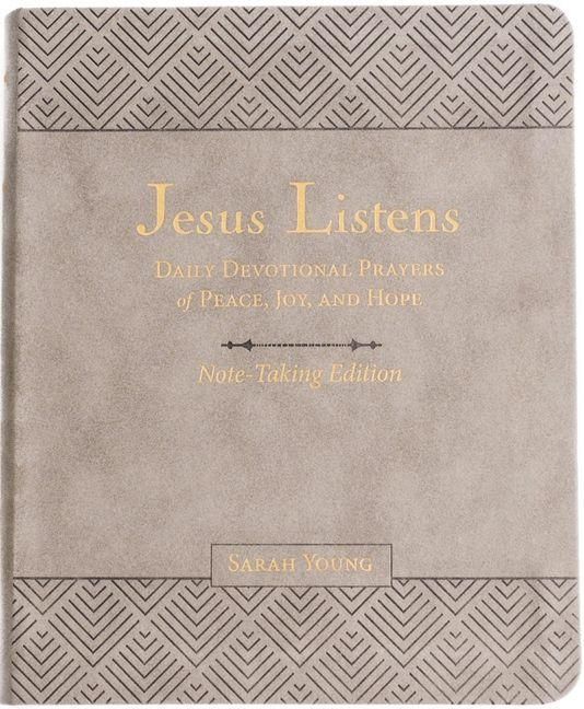 Produktbild: Jesus Listens Note-Taking Edition, Leathersoft, Gray, with Full Scriptures