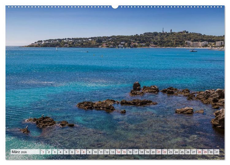 Produktbild: ANTIBES Idyllische Impressionen (Wandkalender 2026 DIN A2 quer), CALVENDO Monatskalender