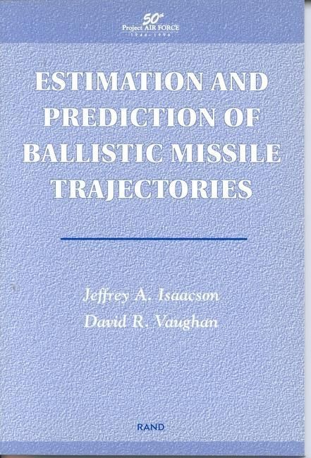 Produktbild: Estimation and Prediction of Ballistic Missile Trajectories