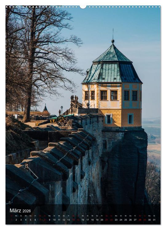 Produktbild: Reise durch die S&auml;chsische Schweiz (Wandkalender 2026 DIN A2 hoch), CALVENDO Monatskalender