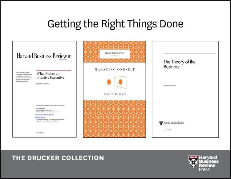 Produktbild: Get the Right Things Done: The Drucker Collection (6 Items)