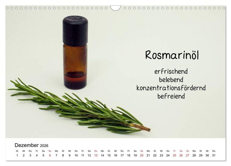 Produktbild: Aromatherapie - D&uuml;fte f&uuml;r die Seele (Wandkalender 2026 DIN A3 quer), CALVENDO Monatskalender