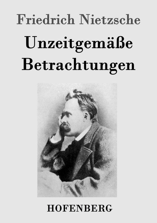 Produktbild: Unzeitgem&auml;&szlig;e Betrachtungen
