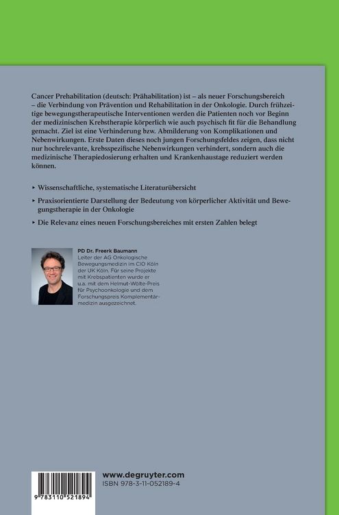 Produktbild: Bewegungstherapie in der onkologischen Pr&auml;habilitation