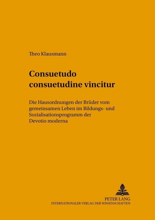 Produktbild: Klausmann, T: Consuetudo consuetudine vincitur