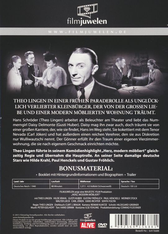 Produktbild: Herz, modern m&ouml;bliert - filmjuwelen