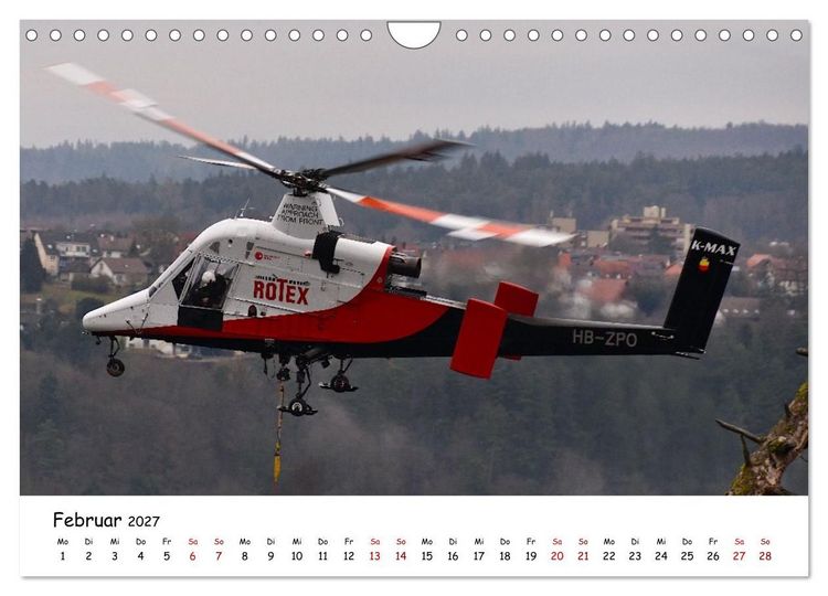 Produktbild: Wo Kraft schwebt und Pr&auml;zision fliegt (Wandkalender 2027 DIN A4 quer), CALVENDO Monatskalender