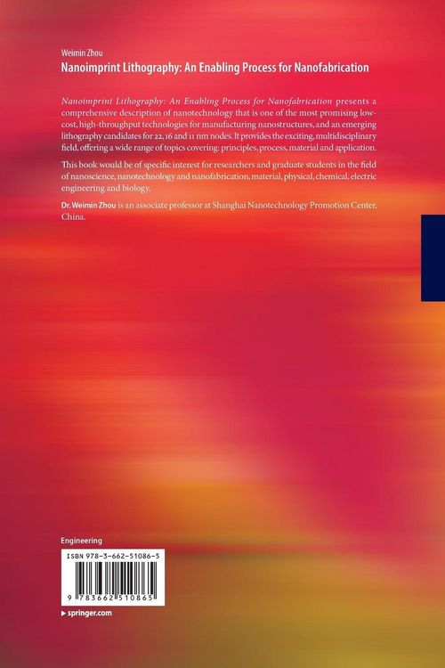 Produktbild: Nanoimprint Lithography: An Enabling Process for Nanofabrication