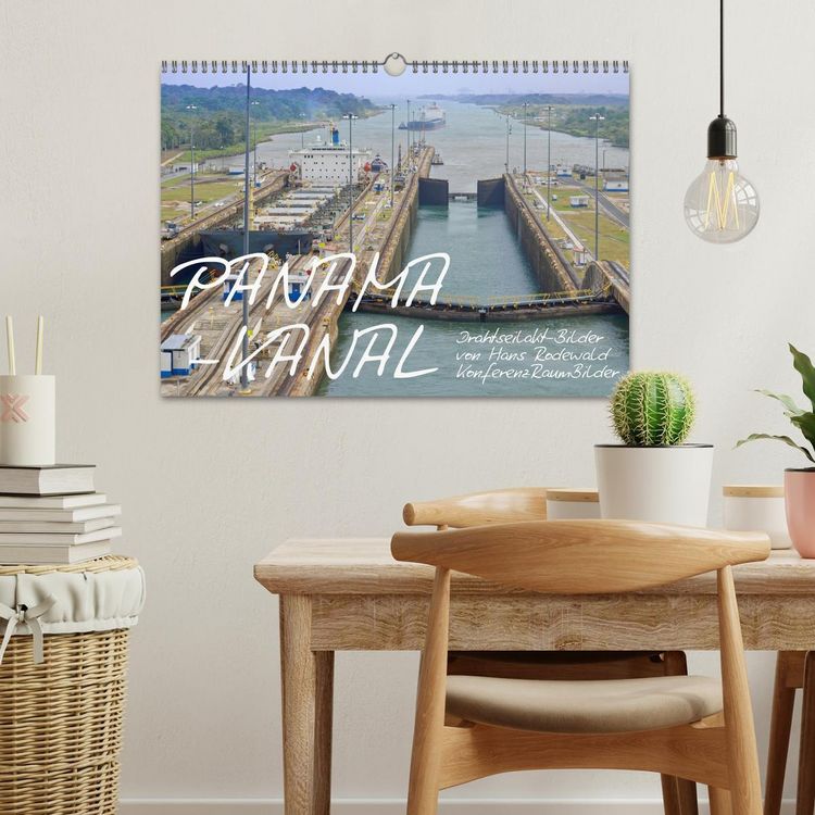Produktbild: PANAMA-KANAL: Drahtseilakt-Bilder (Wandkalender 2026 DIN A3 quer), CALVENDO Monatskalender