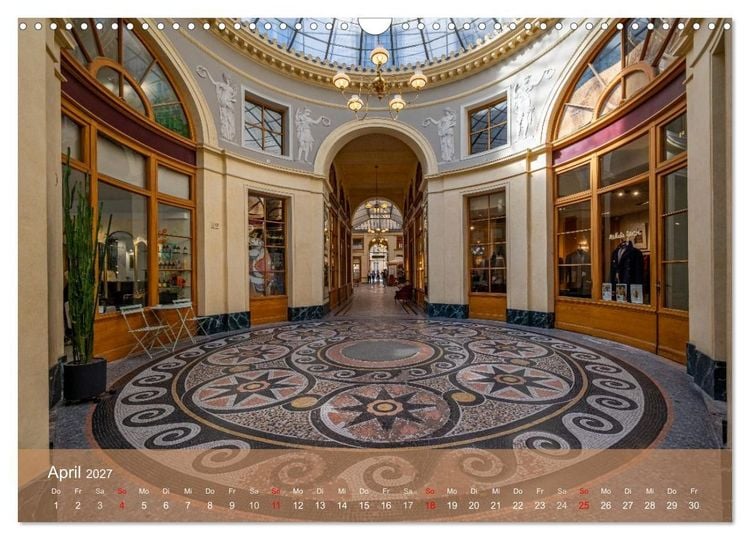 Produktbild: Verborgene Passagen von Paris (Wandkalender 2027 DIN A3 quer), CALVENDO Monatskalender