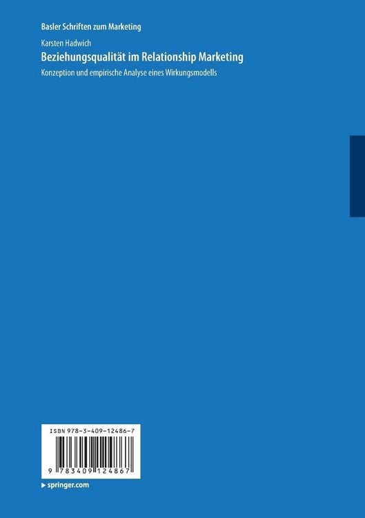 Produktbild: Beziehungsqualit&auml;t im Relationship Marketing