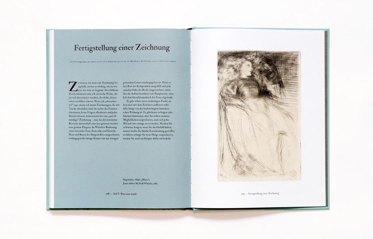 Kreuzschraffur mit Feder, Stift und Tusche.