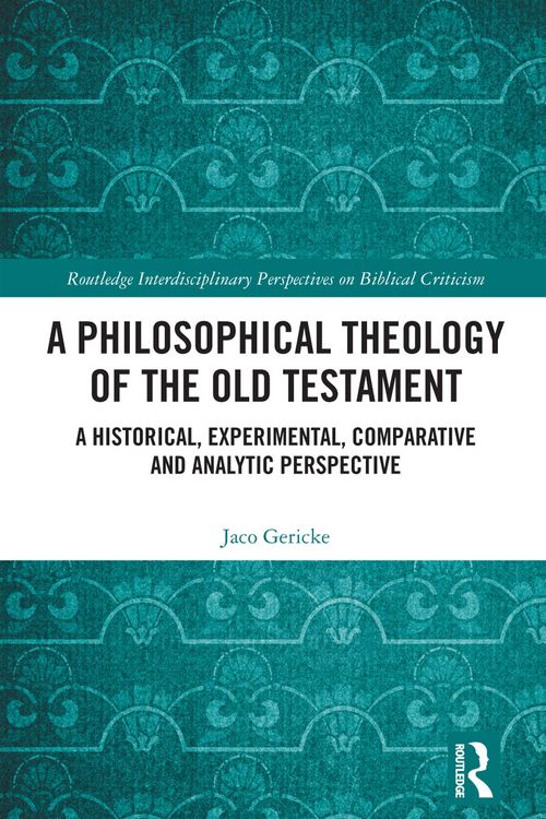 Produktbild: A Philosophical Theology of the Old Testament