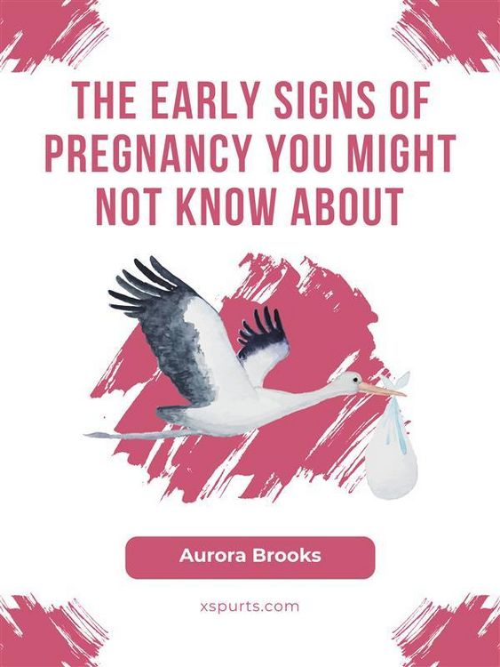 Produktbild: The Early Signs of Pregnancy You Might Not Know About