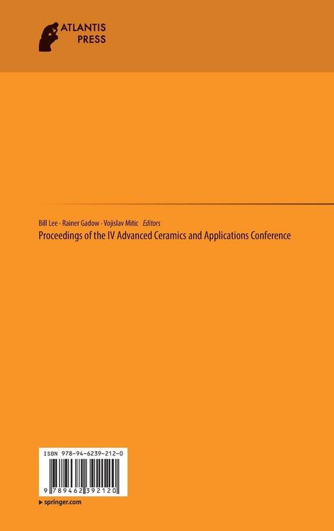 Produktbild: Proceedings of the IV Advanced Ceramics and Applications Conference