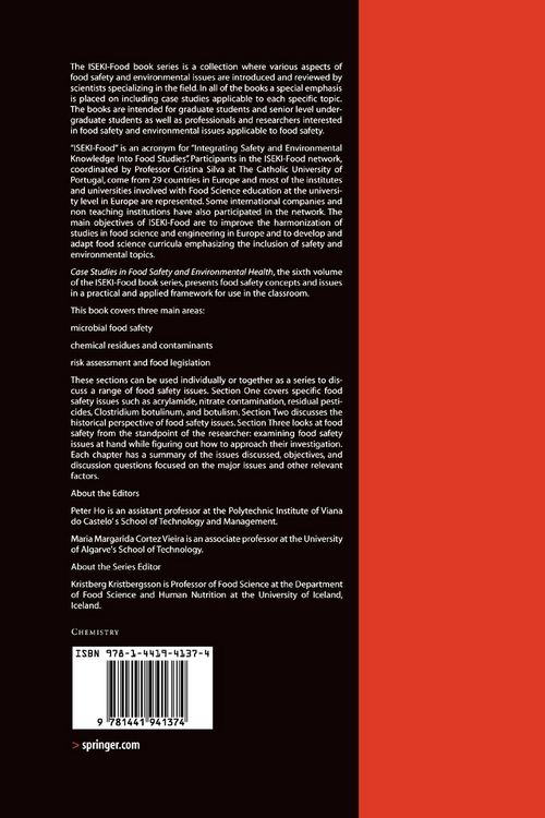 Produktbild: Case Studies in Food Safety and Environmental Health