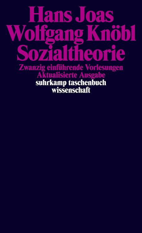 Produktbild: Sozialtheorie