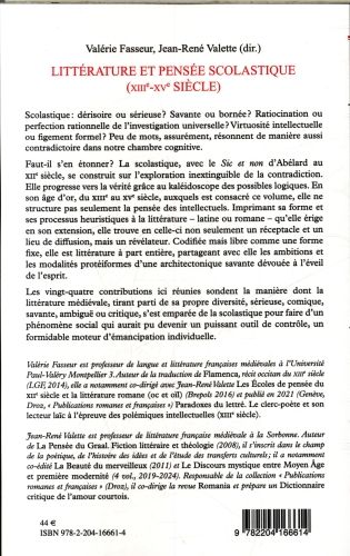Produktbild: Litt&eacute;rature et pens&eacute;e scolastique (XIIIe-XVe si&egrave;cle)