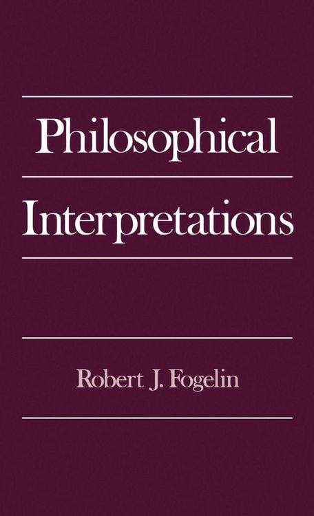 Produktbild: Philosophical Interpretations