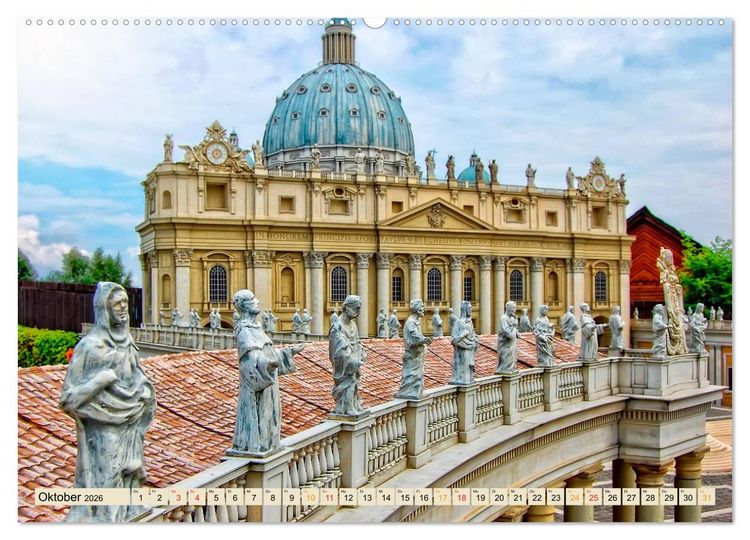 Produktbild: Reise durch Italien Vatikan (Wandkalender 2026 DIN A2 quer), CALVENDO Monatskalender