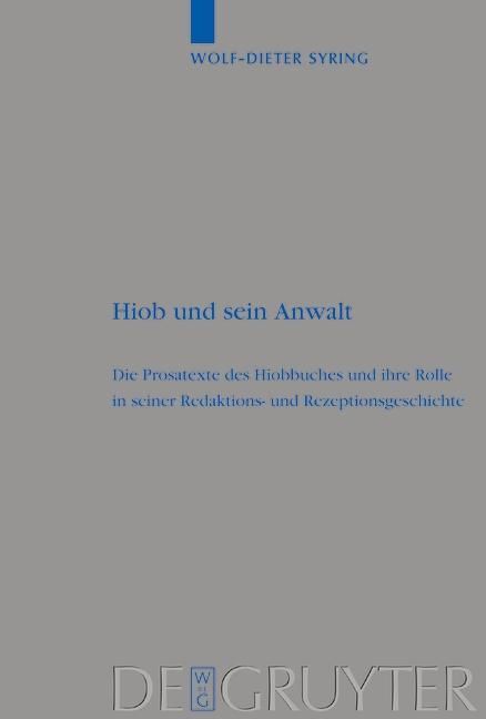 Produktbild: Hiob und sein Anwalt