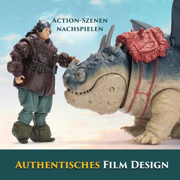 Produktbild: Drachenz&auml;hmen leicht gemacht - Wikinger & Drachen Actionfiguren-Set, Fleischklops & Fischbein&nbsp;