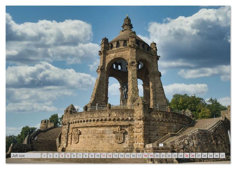 Produktbild: Streifzug durch das Weserbergland (Tischkalender 2026 DIN A5 quer), CALVENDO Monatskalender