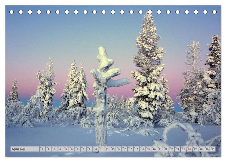 Produktbild: Zauberhaftes Finnland (Tischkalender 2026 DIN A5 quer), CALVENDO Monatskalender