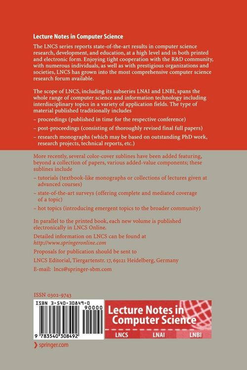 Produktbild: Cryptology and Network Security