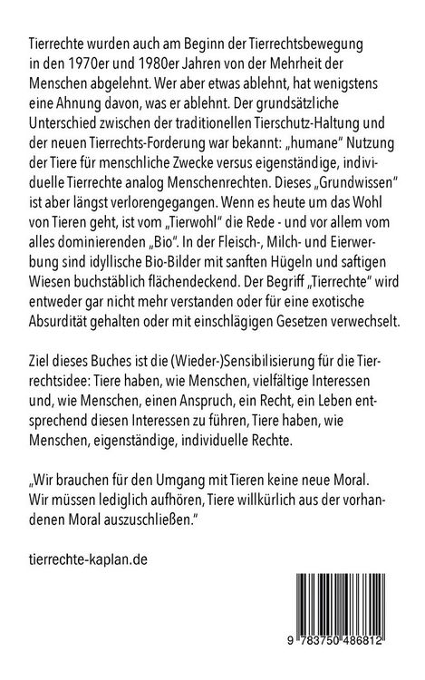 Produktbild: Tierrechte und Menschenrechte