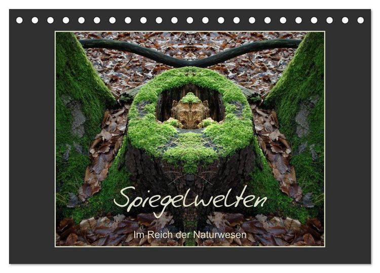 Produktbild: Spiegelwelten - Im Reich der Naturwesen (Tischkalender 2026 DIN A5 quer), CALVENDO Monatskalender