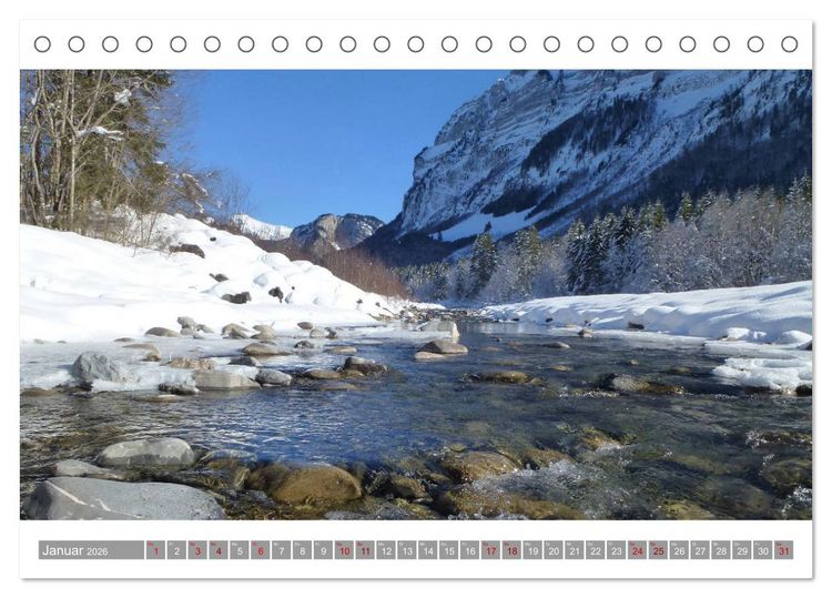 Produktbild: Wanderbares L&auml;ndle - Impressionen aus Vorarlberg (Tischkalender 2026 DIN A5 quer), CALVENDO Monatskalender
