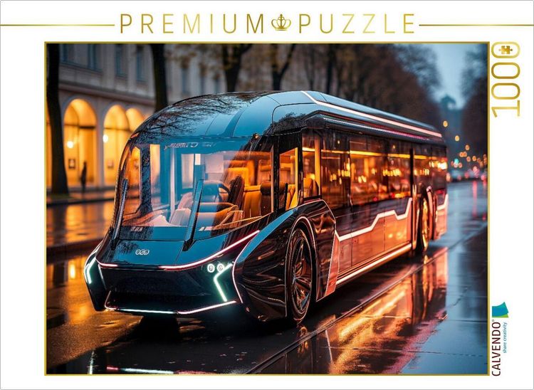 Produktbild: CALVENDO Puzzle Busse | 1000 Teile Lege-Gr&ouml;&szlig;e 64x48cm Foto-Puzzle f&uuml;r gl&uuml;ckliche Stunden