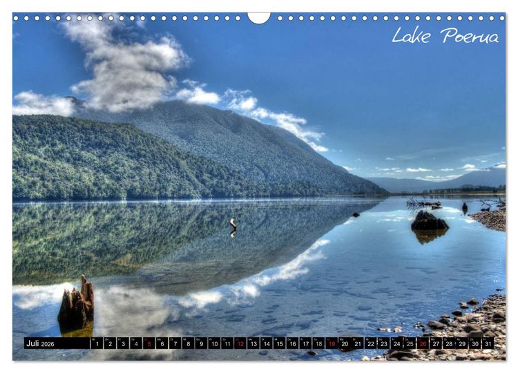Produktbild: Neuseeland (Wandkalender 2026 DIN A3 quer), CALVENDO Monatskalender