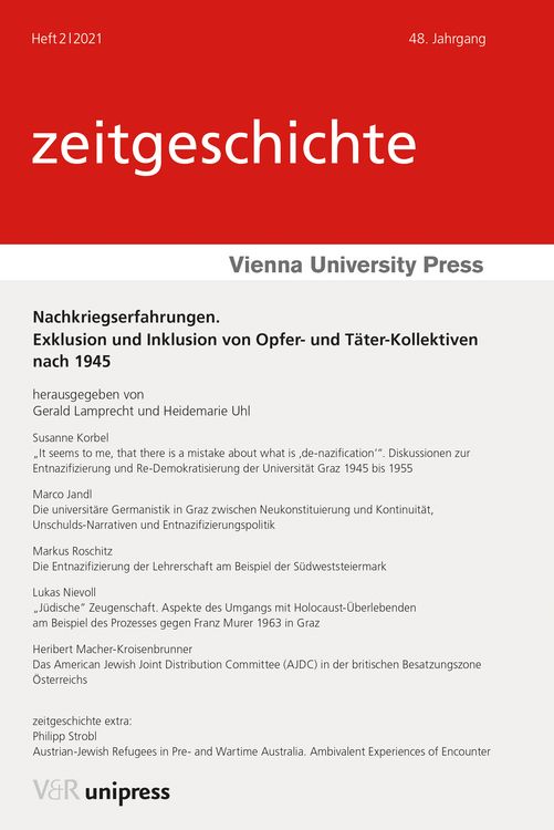 Produktbild: Nachkriegserfahrungen