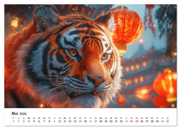 Produktbild: Lustige Tierreisen - Bunter Spa&szlig; f&uuml;r Kinder (Wandkalender 2026 DIN A4 quer), CALVENDO Monatskalender