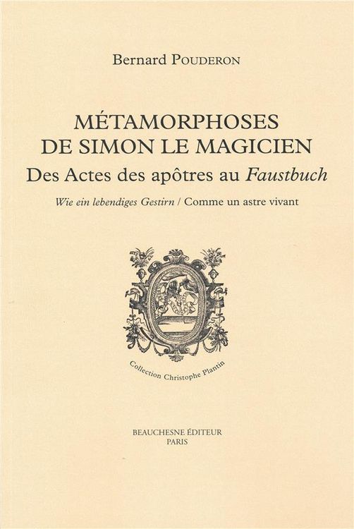 Produktbild: Metamorphoses De Simon Le Magicien; des Actes des Apotres Au Faustbuc