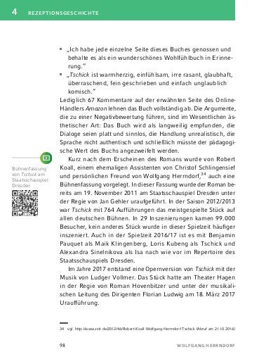 Produktbild: Tschick von Wolfgang Herrndorf