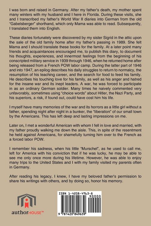 Produktbild: WWII Diary of a German Soldier
