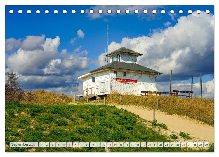 Produktbild: Ahrenshoop Impressionen (Tischkalender 2026 DIN A5 quer), CALVENDO Monatskalender