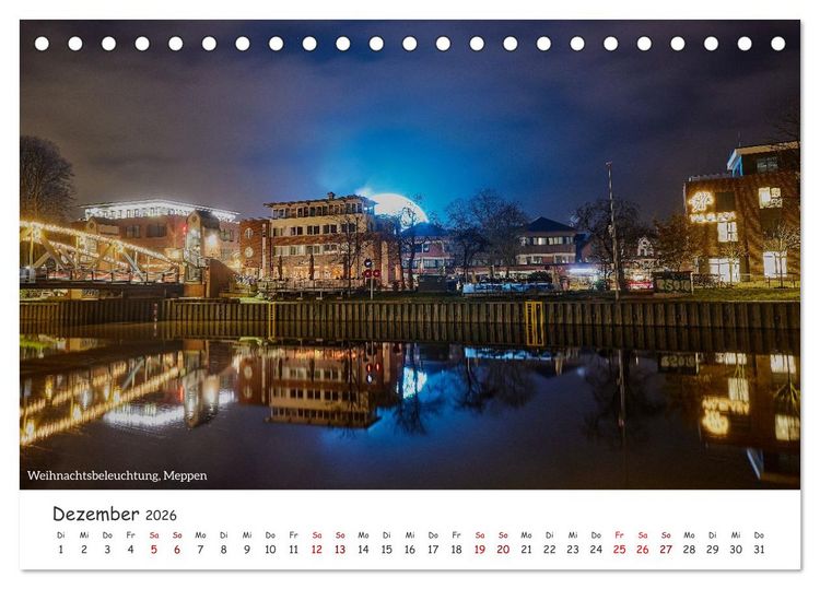 Produktbild: Emsland Impressionen (Tischkalender 2026 DIN A5 quer), CALVENDO Monatskalender