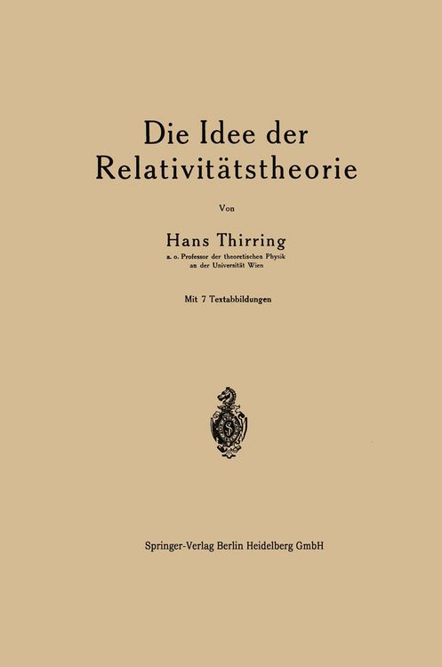 Produktbild: Die Idee der Relativit&auml;tstheorie